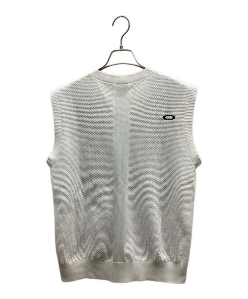 OAKLEY（オークリー）OAKLEY (オークリー) ゴルフウェア(トップス) グレー×ホワイト サイズ:XLの古着・服飾アイテム