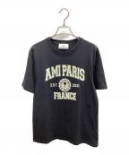 amiアミ）の古着「半袖Tシャツ」｜ブラック