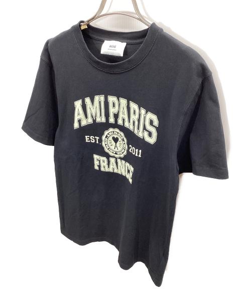ami（アミ）ami (アミ) 半袖Tシャツ ブラック サイズ:Mの古着・服飾アイテム