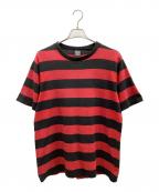 NUMBER (N)INEナンバーナイン）の古着「半袖カットソー」｜ブラック×レッド