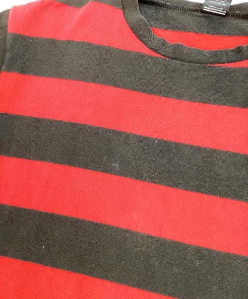 NUMBER (N)INE（ナンバーナイン）NUMBER (N)INE (ナンバーナイン) 半袖カットソー ブラック×レッド サイズ:5の古着・服飾アイテム