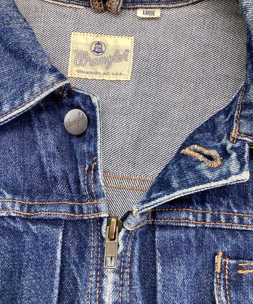 Wrangler（ラングラー）Wrangler (ラングラー) Wrangler　11MJZ　デニムジャケット インディゴ サイズ:LARGEの古着・服飾アイテム