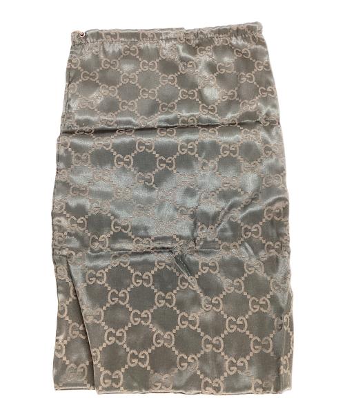 GUCCI（グッチ）GUCCI (グッチ) ウェッジソールサンダル ブラック サイズ:36Cの古着・服飾アイテム