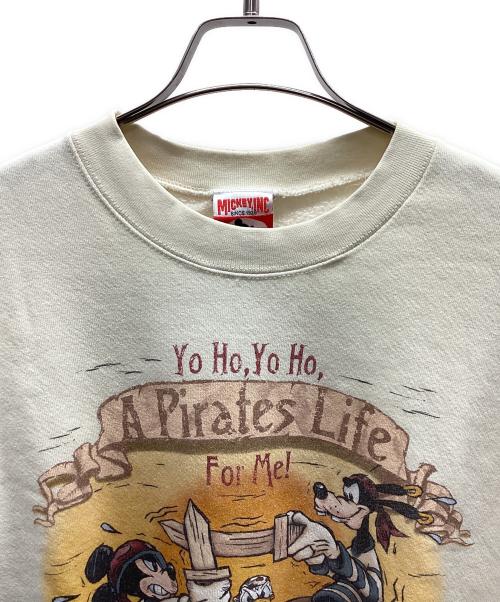 DISNEY（ディズニ―）DISNEY (ディズニ―) プリントスウェット アイボリー サイズ:不明の古着・服飾アイテム