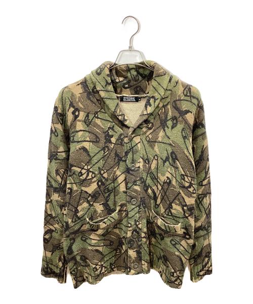 Hysteric Glamour（ヒステリックグラマー）Hysteric Glamour (ヒステリックグラマー) 厚手カーディガン カーキ サイズ:Mの古着・服飾アイテム