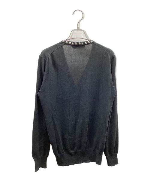 Hysteric Glamour（ヒステリックグラマー）Hysteric Glamour (ヒステリックグラマー) 薄手カーディガン ブラック サイズ:Sの古着・服飾アイテム
