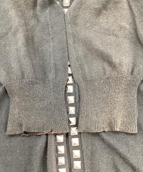 Hysteric Glamour（ヒステリックグラマー）Hysteric Glamour (ヒステリックグラマー) 薄手カーディガン ブラック サイズ:Sの古着・服飾アイテム