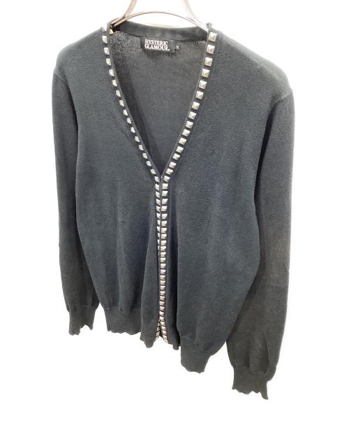 Hysteric Glamour（ヒステリックグラマー）Hysteric Glamour (ヒステリックグラマー) 薄手カーディガン ブラック サイズ:Sの古着・服飾アイテム