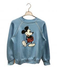 DISNEY（ディズニ―）の古着「ラグランスウェット」｜ブルー