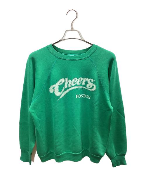 CHEERS BOSTON（チアーズ ボストン）CHEERS BOSTON (チアーズ ボストン) ラグランスウェット グリーン サイズ:不明の古着・服飾アイテム