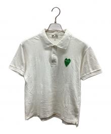 PLAY COMME des GARCONS（プレイコムデギャルソン）の古着「ポロシャツ」｜ホワイト