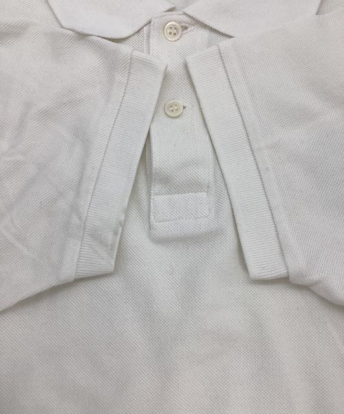 PLAY COMME des GARCONS（プレイコムデギャルソン）PLAY COMME des GARCONS (プレイコムデギャルソン) ポロシャツ ホワイト サイズ:Mの古着・服飾アイテム