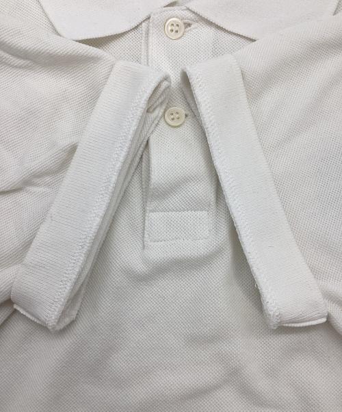 PLAY COMME des GARCONS（プレイコムデギャルソン）PLAY COMME des GARCONS (プレイコムデギャルソン) ポロシャツ ホワイト サイズ:Mの古着・服飾アイテム