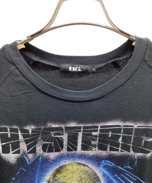 Hysteric Glamour（ヒステリックグラマー）Hysteric Glamour (ヒステリックグラマー) 半袖カットソー ブラック サイズ:Sの古着・服飾アイテム