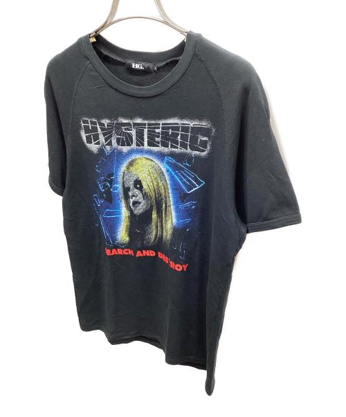 Hysteric Glamour（ヒステリックグラマー）Hysteric Glamour (ヒステリックグラマー) 半袖カットソー ブラック サイズ:Sの古着・服飾アイテム