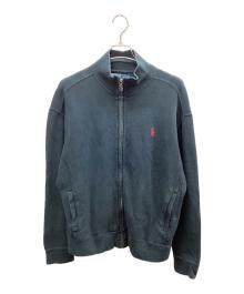 POLO RALPH LAUREN（ポロ・ラルフローレン）の古着「トラックジャケット」｜ブラック
