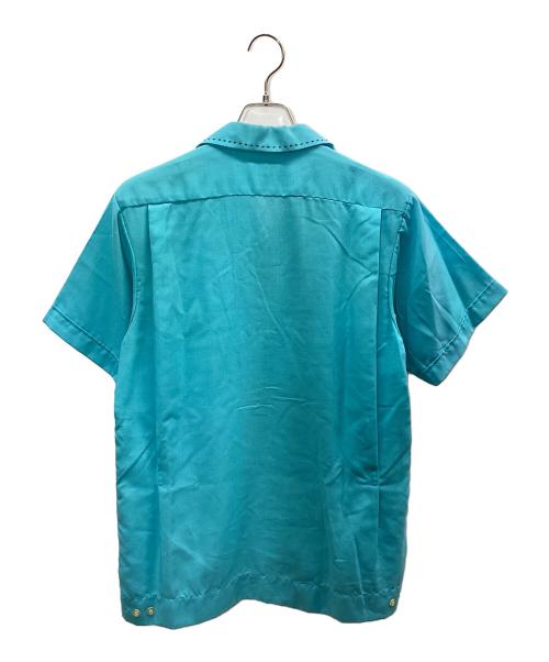 PERMA-CHAL（パーマ チャル）PERMA-CHAL (パーマ チャル) 半袖シャツ ブルー サイズ:14-141/2の古着・服飾アイテム