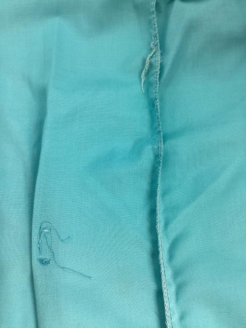 PERMA-CHAL（パーマ チャル）PERMA-CHAL (パーマ チャル) 半袖シャツ ブルー サイズ:14-141/2の古着・服飾アイテム