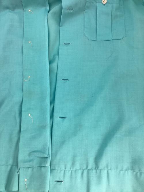 PERMA-CHAL（パーマ チャル）PERMA-CHAL (パーマ チャル) 半袖シャツ ブルー サイズ:14-141/2の古着・服飾アイテム