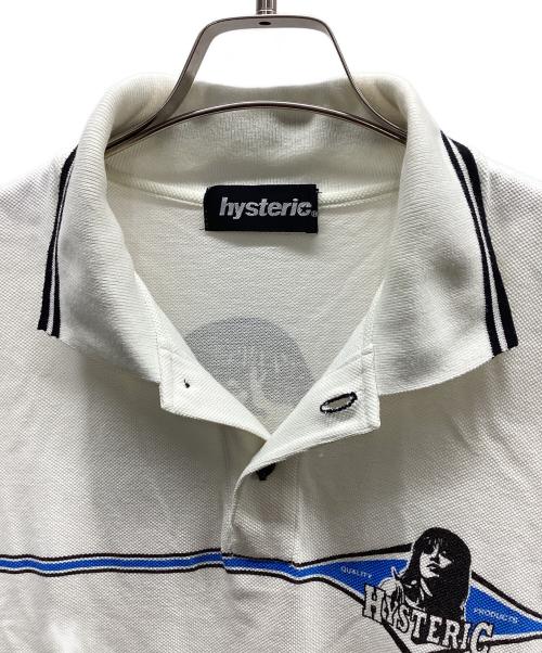 Hysteric Glamour（ヒステリックグラマー）Hysteric Glamour (ヒステリックグラマー) ポロシャツ ホワイト サイズ:FREEの古着・服飾アイテム