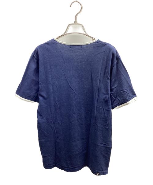 Hysteric Glamour（ヒステリックグラマー）Hysteric Glamour (ヒステリックグラマー) 半袖カットソー ネイビー サイズ:Mの古着・服飾アイテム