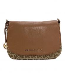 MICHAEL KORS（マイケルコース）の古着「ショルダーバッグ」｜ブラウン×ベージュ