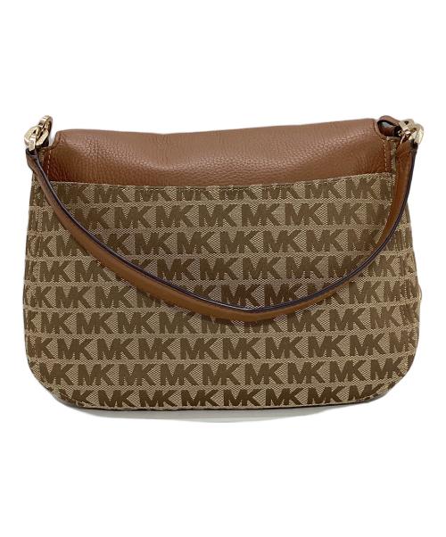 MICHAEL KORS（マイケルコース）MICHAEL KORS (マイケルコース) ショルダーバッグ ブラウン×ベージュの古着・服飾アイテム