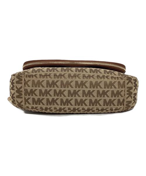 MICHAEL KORS（マイケルコース）MICHAEL KORS (マイケルコース) ショルダーバッグ ブラウン×ベージュの古着・服飾アイテム