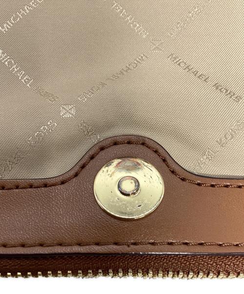 MICHAEL KORS（マイケルコース）MICHAEL KORS (マイケルコース) ショルダーバッグ ブラウン×ベージュの古着・服飾アイテム