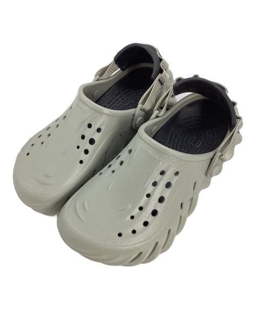 crocs（クロックス）crocs (クロックス) サンダル グレー サイズ:24の古着・服飾アイテム
