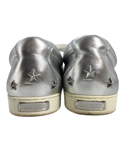 JIMMY CHOO（ジミーチュウ）JIMMY CHOO (ジミーチュウ) スニーカー シルバー サイズ:38の古着・服飾アイテム