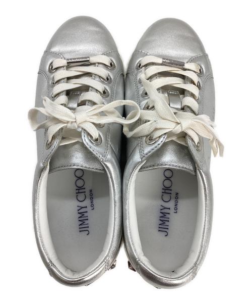 JIMMY CHOO（ジミーチュウ）JIMMY CHOO (ジミーチュウ) スニーカー シルバー サイズ:38の古着・服飾アイテム