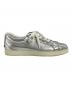 中古・古着 JIMMY CHOO (ジミーチュウ) スニーカー シルバー サイズ:38：8000円
