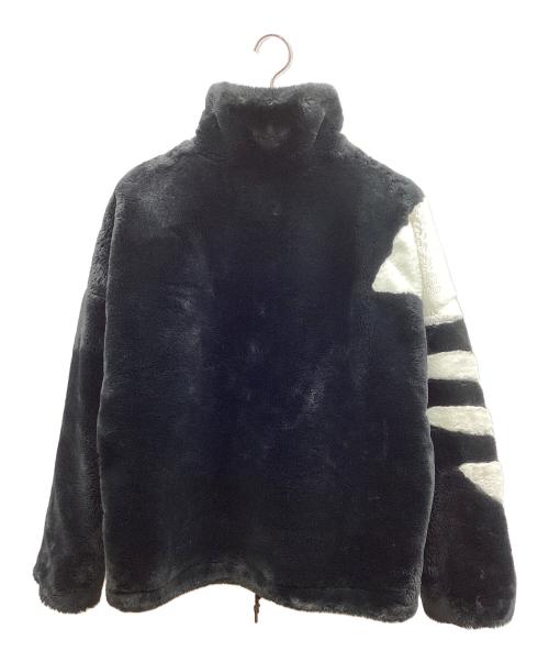 adidas（アディダス）adidas (アディダス) ファートラックジャケット ブラック×ホワイト サイズ:Lの古着・服飾アイテム