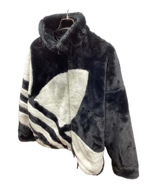 adidas（アディダス）adidas (アディダス) ファートラックジャケット ブラック×ホワイト サイズ:Lの古着・服飾アイテム