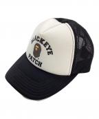 A BATHING APE×THE BLACK EYE PATCHアベイシングエイプ×ブラックアイパッチ）の古着「キャップ」｜ブラック