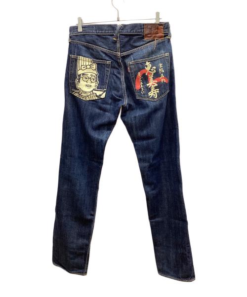 EVISU（エヴィス）EVISU (エヴィス) EVISU　くいだおれ太郎　デニムパンツ ネイビー サイズ:W32の古着・服飾アイテム