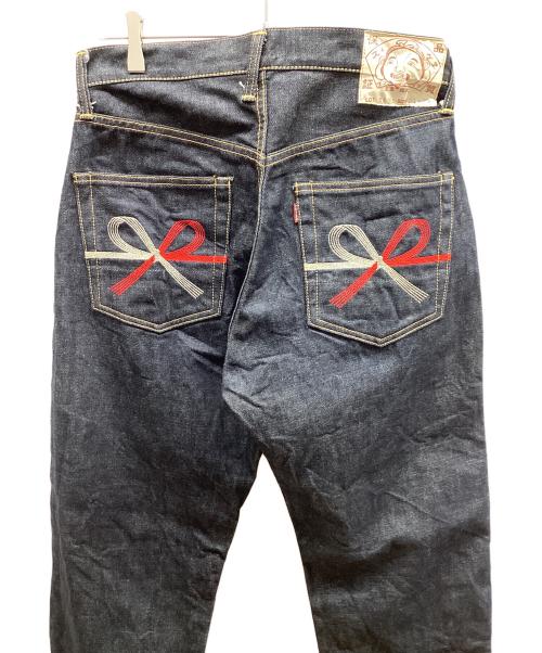 EVISU（エヴィス）EVISU (エヴィス) デニムパンツ　水引 ネイビー サイズ:78.5㎝（W31）の古着・服飾アイテム