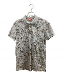 DIESEL（ディーゼル）の古着「ポロシャツ」｜グレー