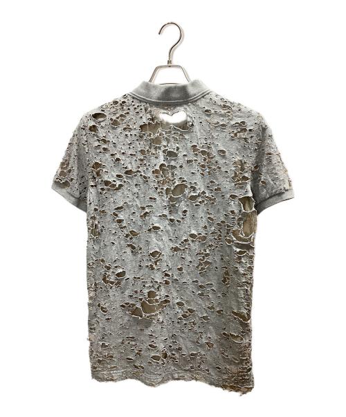 DIESEL（ディーゼル）DIESEL (ディーゼル) ポロシャツ グレー サイズ:Sの古着・服飾アイテム