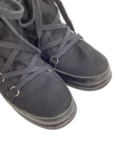 Yohji Yamamoto FEMME（ヨウジヤマモトファム）Yohji Yamamoto FEMME (ヨウジヤマモトファム) ストラップデザインキャンバスハイカットスニーカー サイズ:不明の古着・服飾アイテム