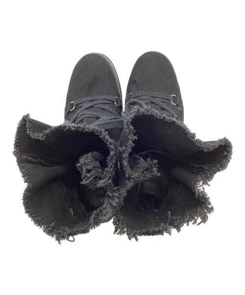 Yohji Yamamoto FEMME（ヨウジヤマモトファム）Yohji Yamamoto FEMME (ヨウジヤマモトファム) ストラップデザインキャンバスハイカットスニーカー サイズ:不明の古着・服飾アイテム