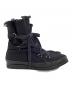 中古・古着 Yohji Yamamoto FEMME (ヨウジヤマモトファム) ストラップデザインキャンバスハイカットスニーカー サイズ:不明：7000円