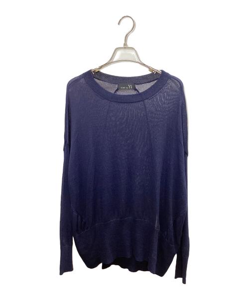 RISMAT by Y's（リスマットバイワイズ）RISMAT by Y's (リスマットバイワイズ) 薄手ニット ネイビー サイズ:2の古着・服飾アイテム