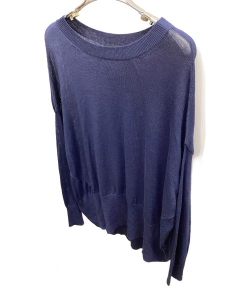 RISMAT by Y's（リスマットバイワイズ）RISMAT by Y's (リスマットバイワイズ) 薄手ニット ネイビー サイズ:2の古着・服飾アイテム