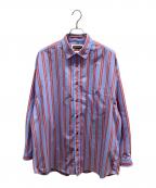 MAISON SPECIALメゾンスペシャル）の古着「長袖シャツ」｜レッド×ブルー