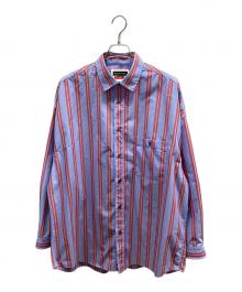 MAISON SPECIAL（メゾンスペシャル）の古着「長袖シャツ」｜レッド×ブルー