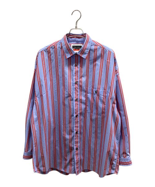 MAISON SPECIAL（メゾンスペシャル）MAISON SPECIAL (メゾンスペシャル) 長袖シャツ レッド×ブルー サイズ:Mの古着・服飾アイテム