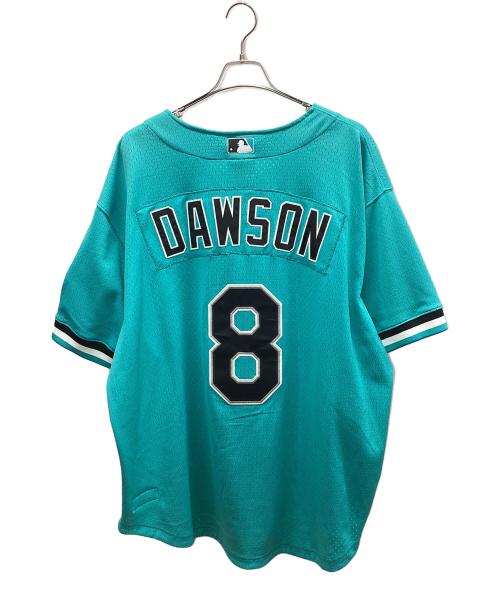 MITCHELL & NESS（ミッチェルアンドネス）MITCHELL & NESS (ミッチェルアンドネス) ゲームシャツ グリーン サイズ:3XLの古着・服飾アイテム