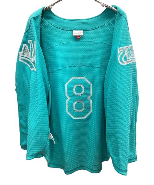 MITCHELL & NESS（ミッチェルアンドネス）MITCHELL & NESS (ミッチェルアンドネス) ゲームシャツ グリーン サイズ:3XLの古着・服飾アイテム